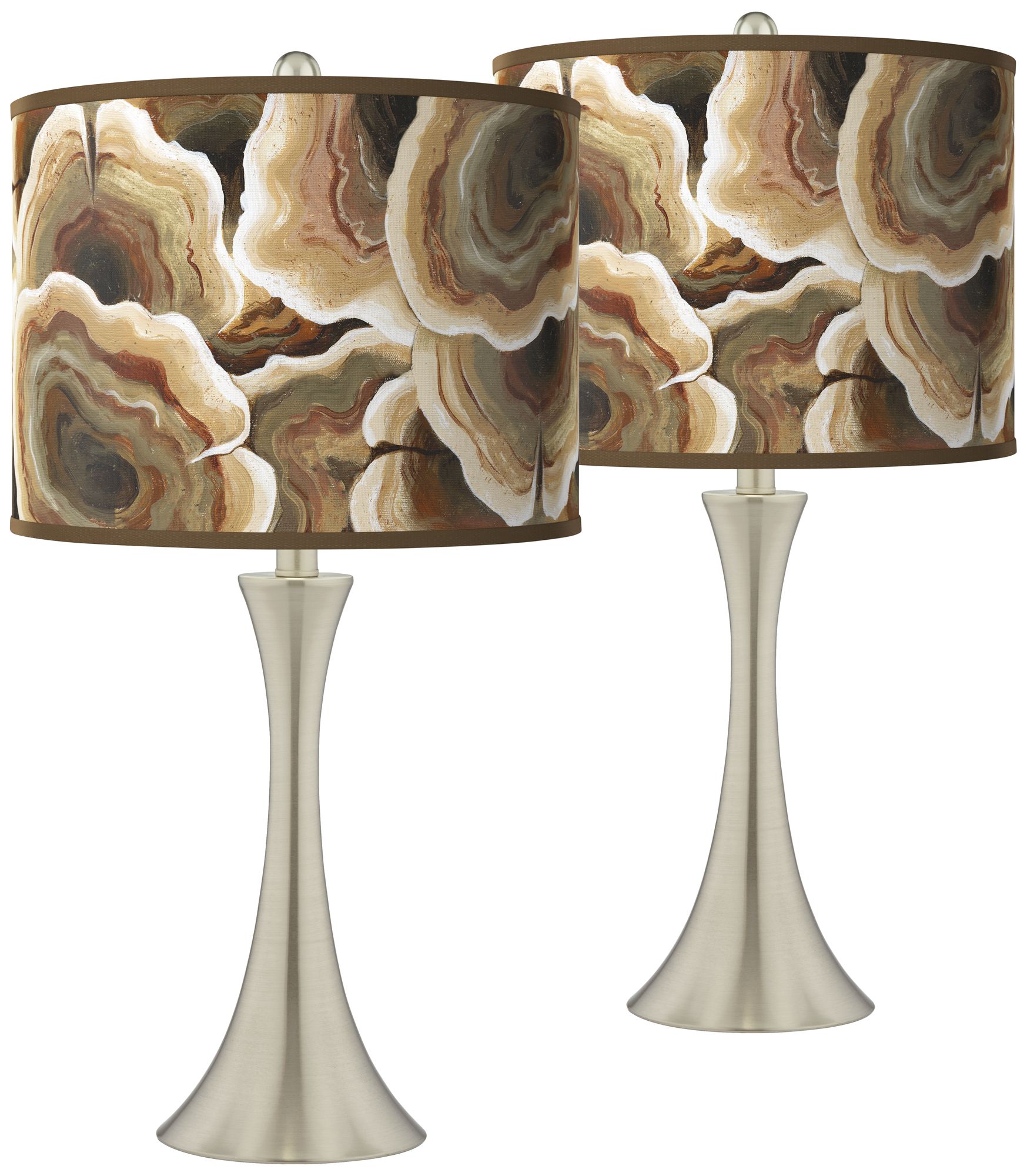 Giclee Art GICLEE GLOW FLARE LAMP Brushed Nickel Collection