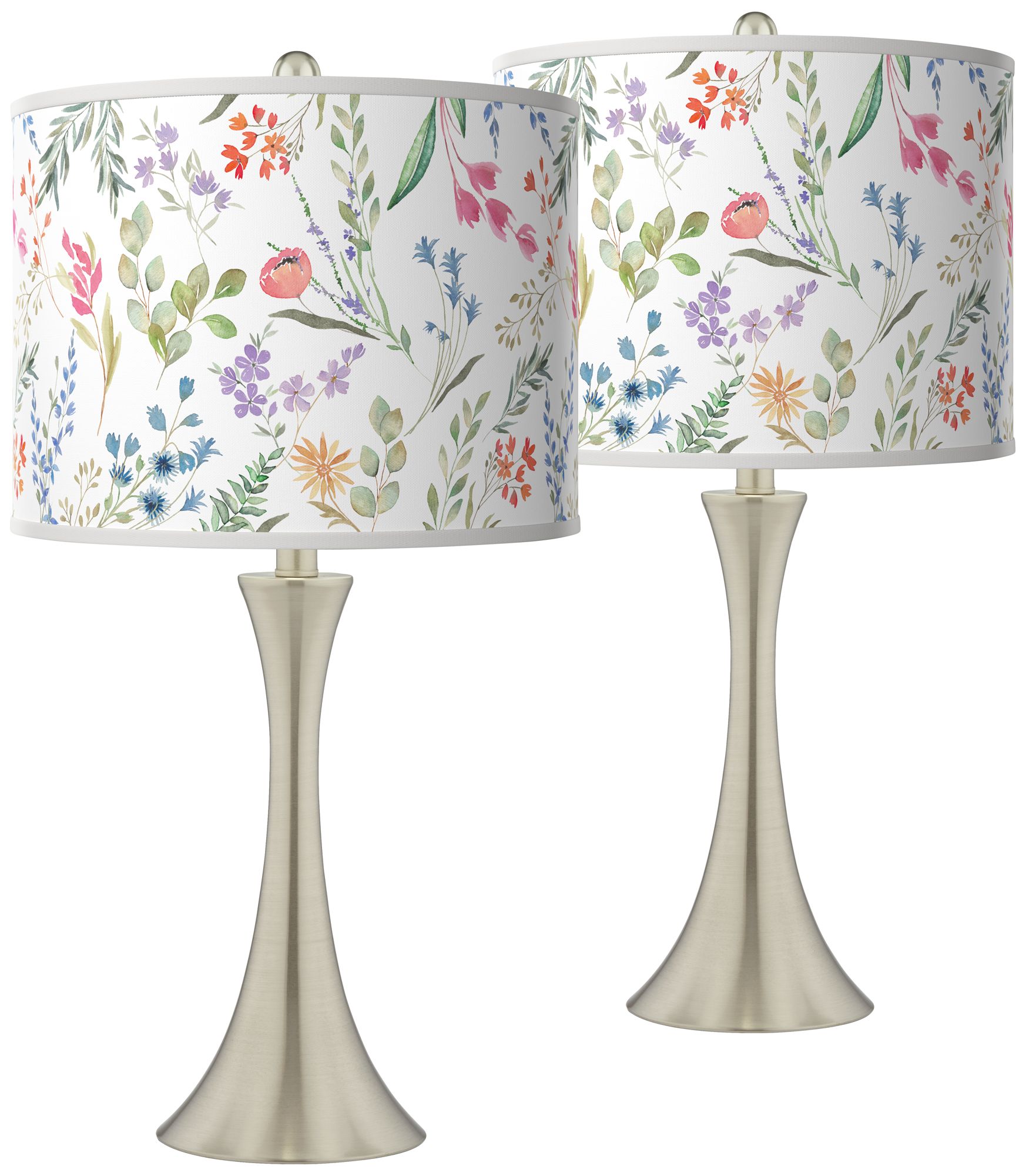 Giclee Art GICLEE GLOW FLARE LAMP Brushed Nickel Collection