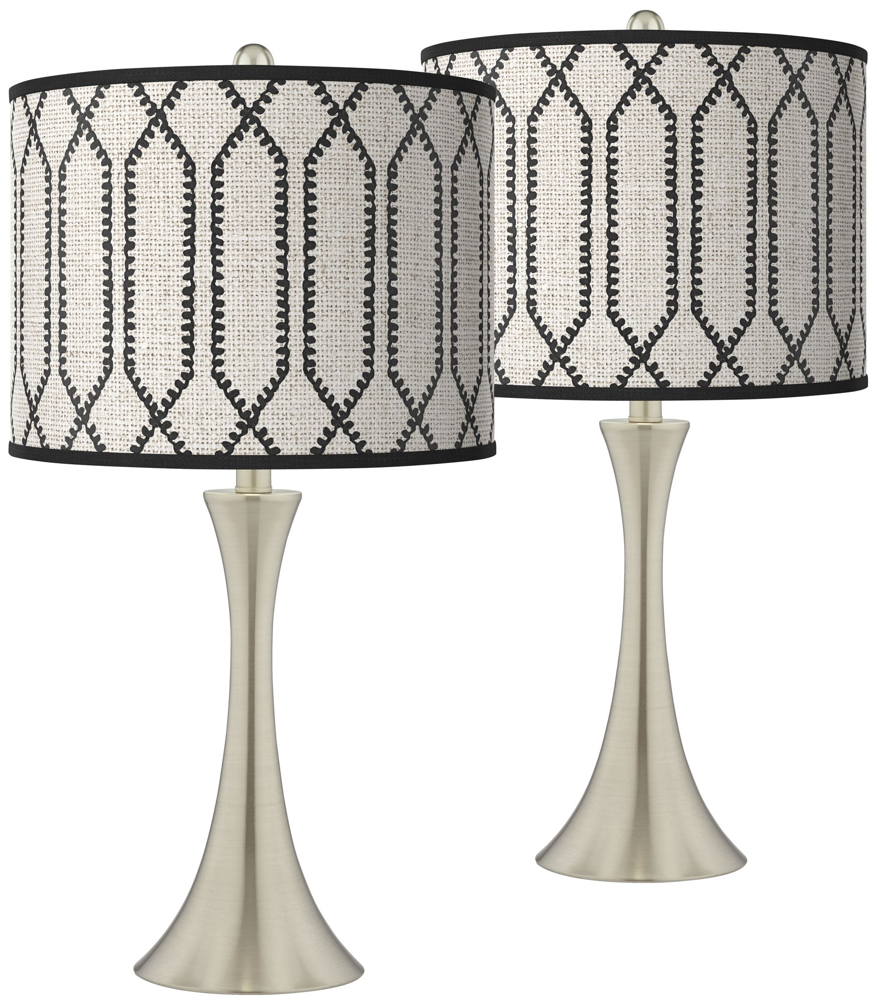 Giclee Art GICLEE GLOW FLARE LAMP Brushed Nickel Collection