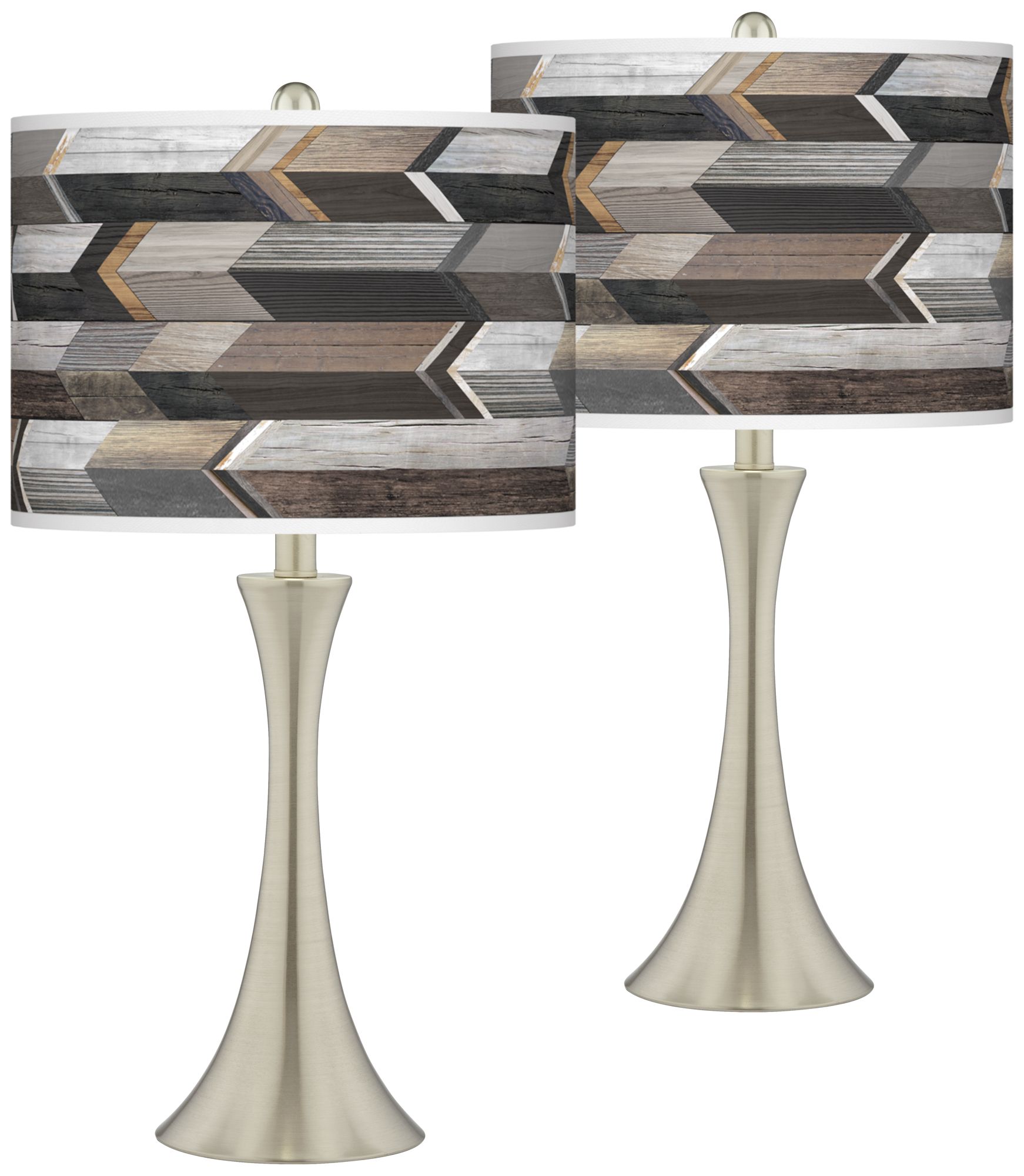 Giclee Art GICLEE GLOW FLARE LAMP Brushed Nickel Collection