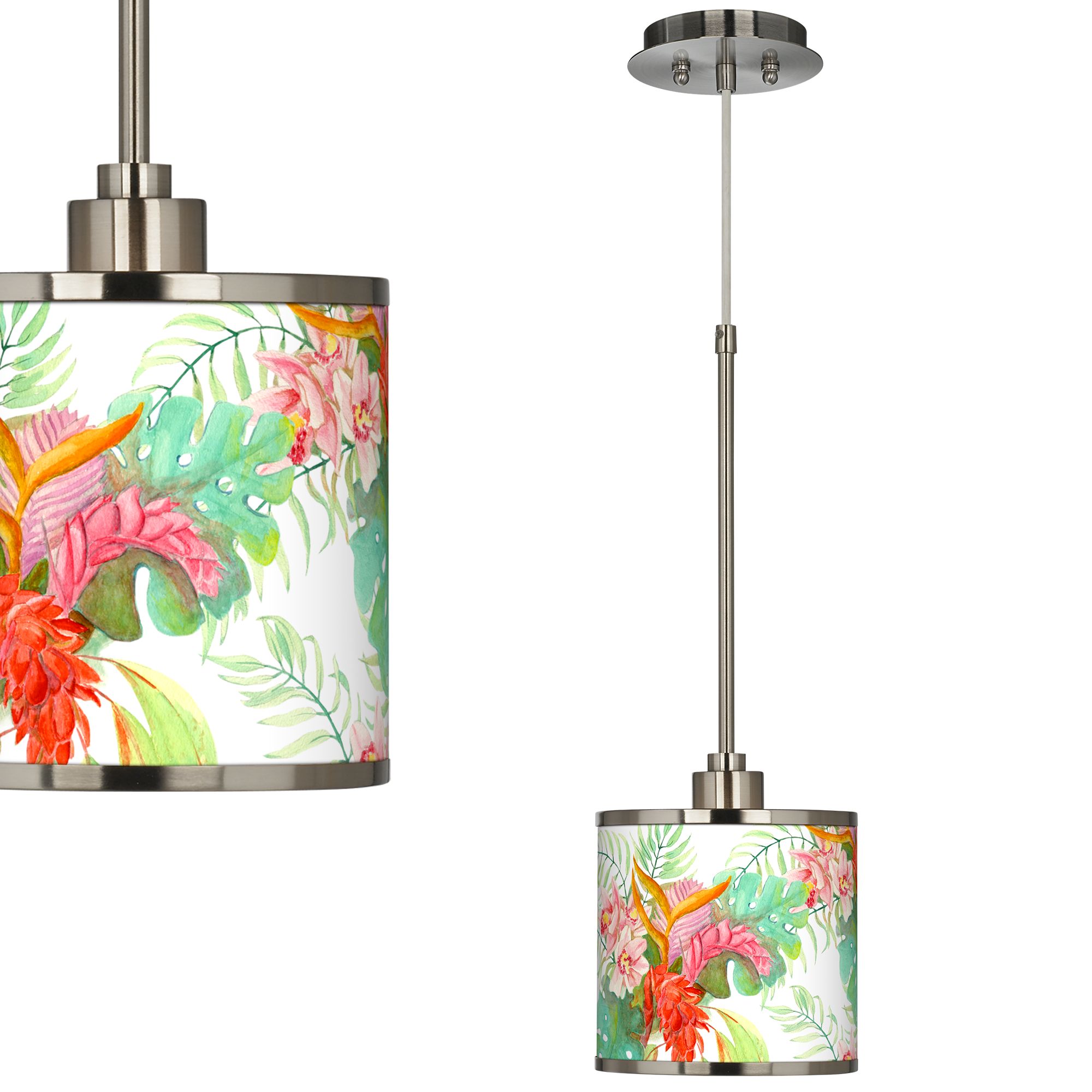 Giclee Art GICLEE GLOW MINI PENDANT Brushed Nickel Collection