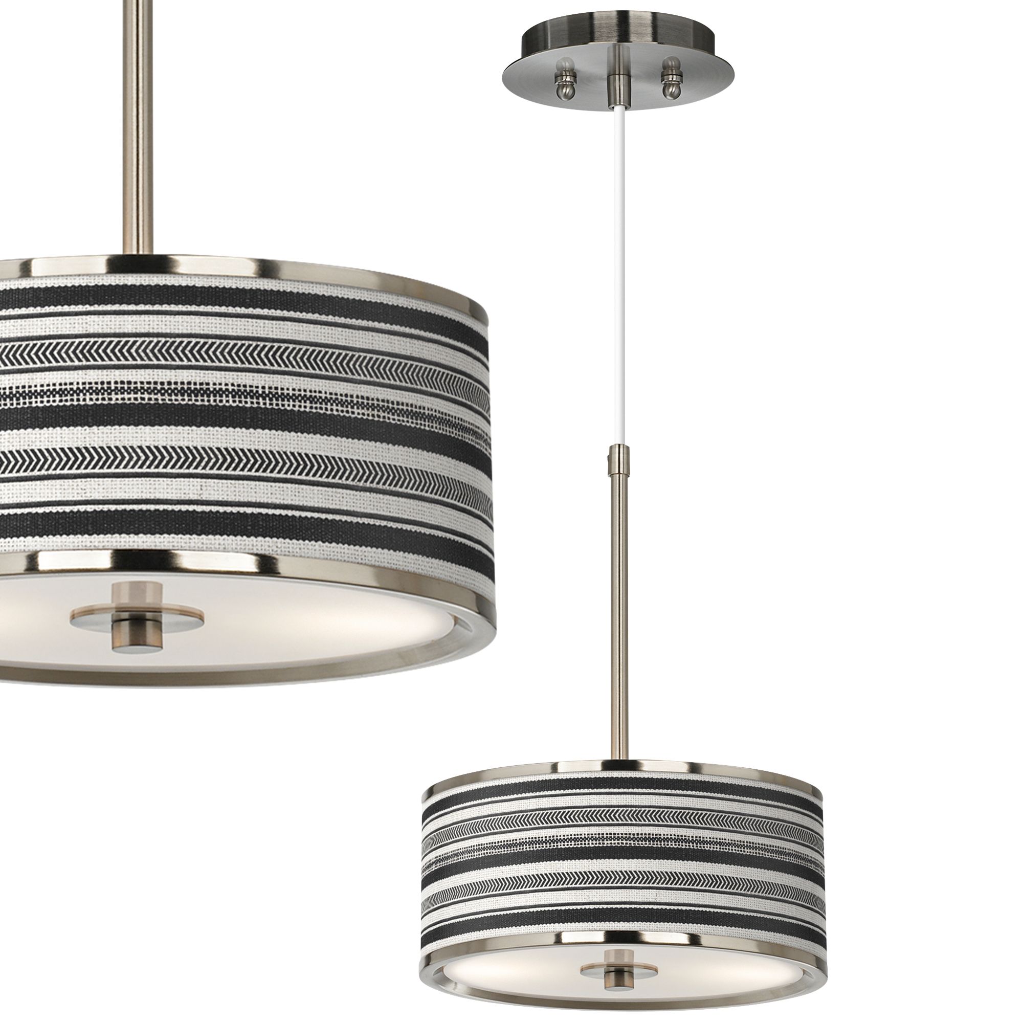 Giclee Art GICLEE GLOW MINI PENDANT Brushed Nickel Collection