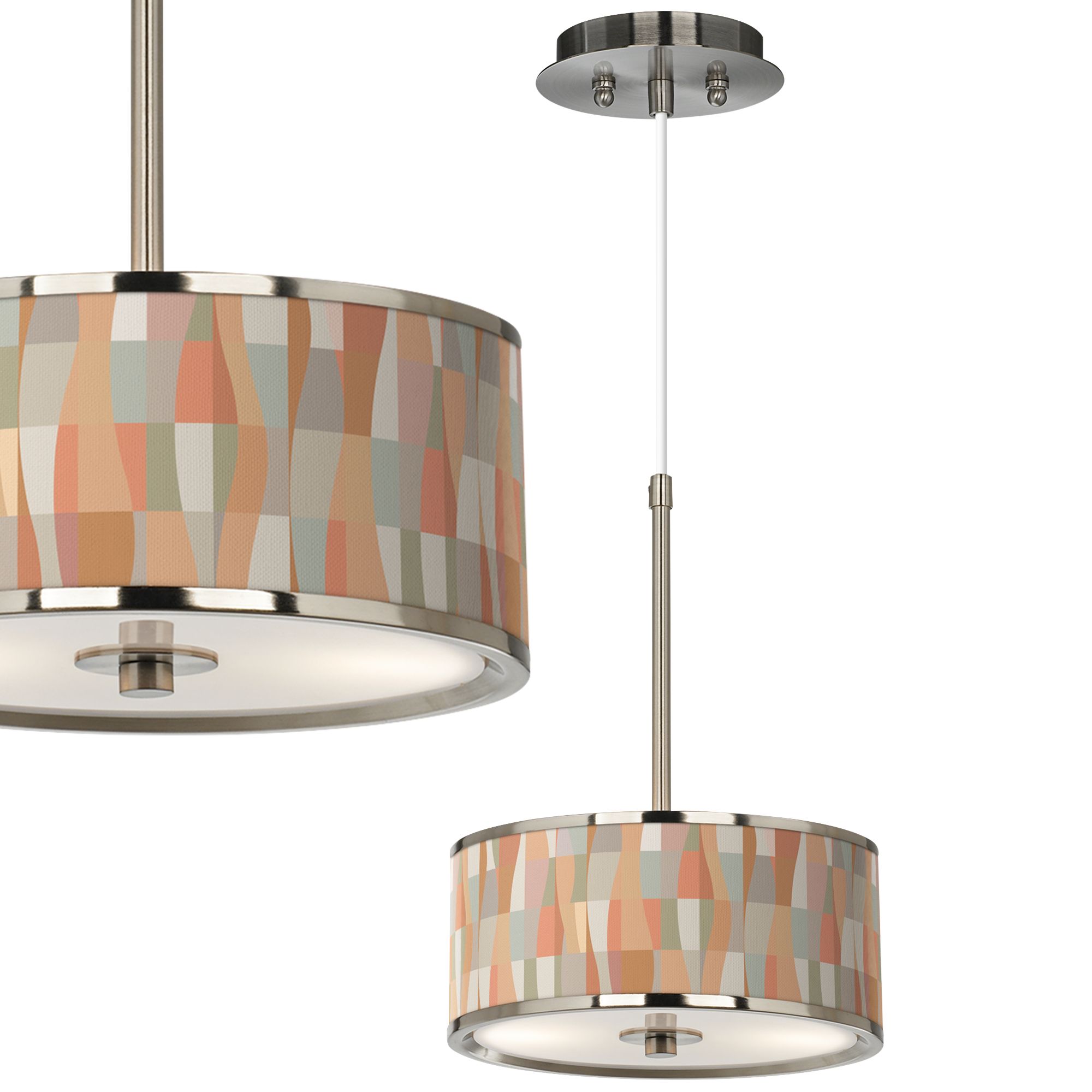 Giclee Art GICLEE GLOW MINI PENDANT Brushed Nickel Collection