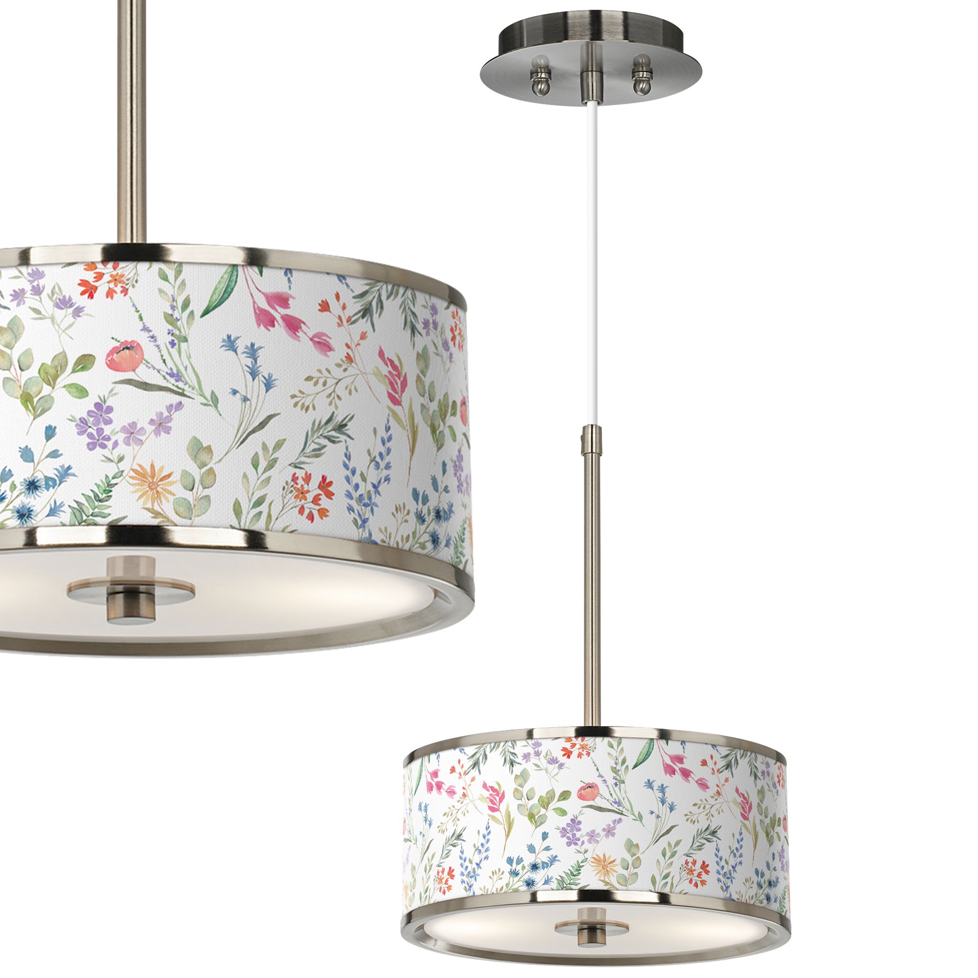 Giclee Art GICLEE GLOW MINI PENDANT Brushed Nickel Collection