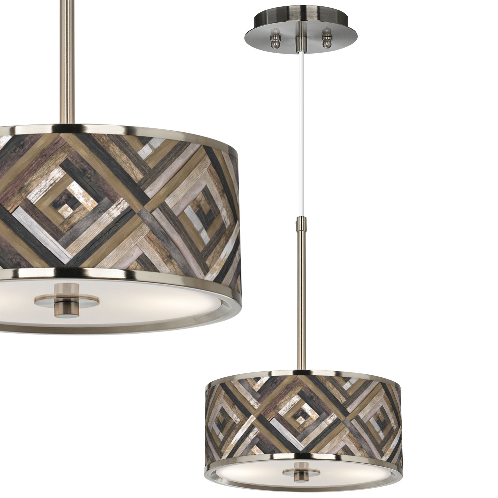 Giclee Art GICLEE GLOW MINI PENDANT Brushed Nickel Collection