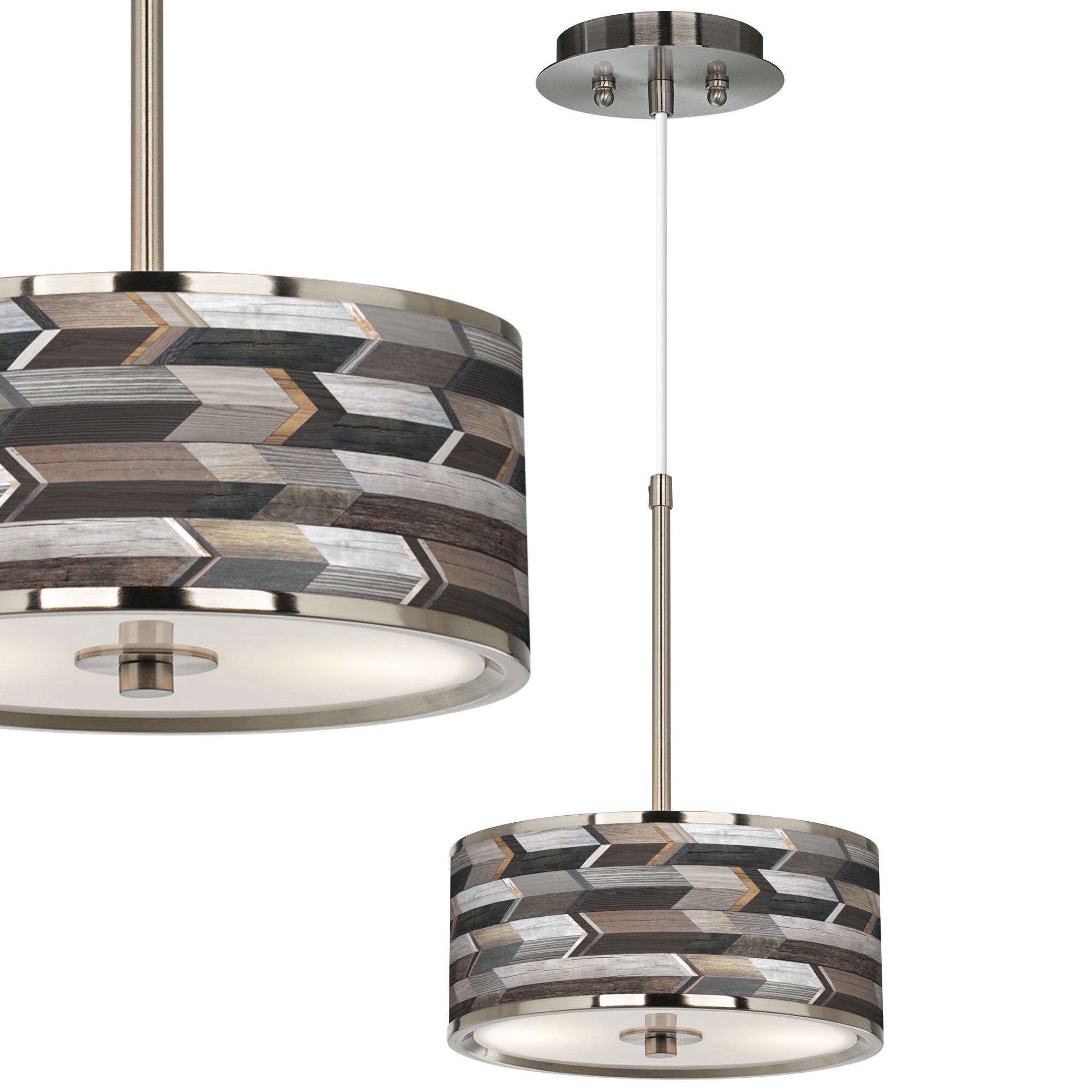 Giclee Art GICLEE GLOW MINI PENDANT Brushed Nickel Collection