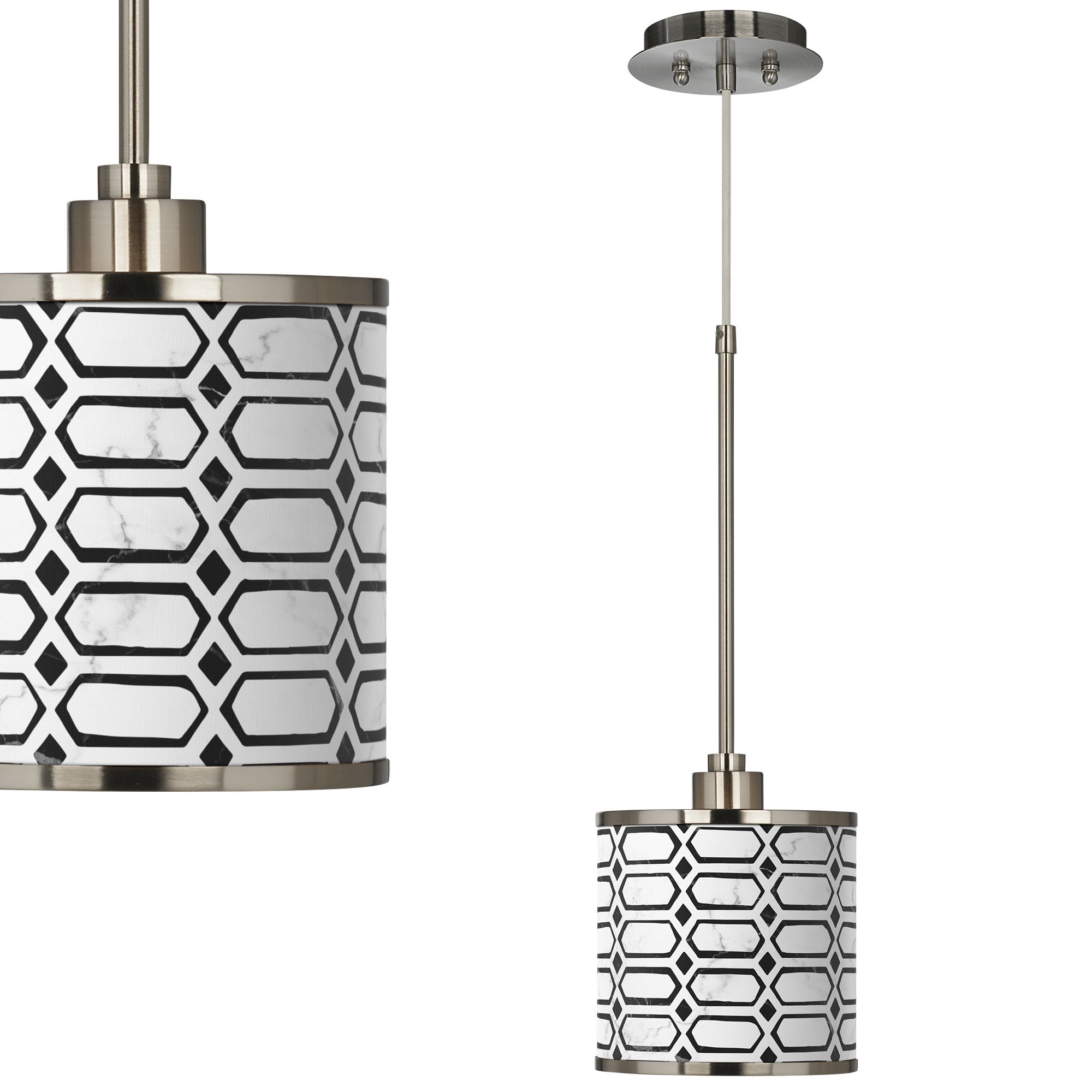 Giclee Art GICLEE GLOW MINI PENDANT Brushed Nickel Collection