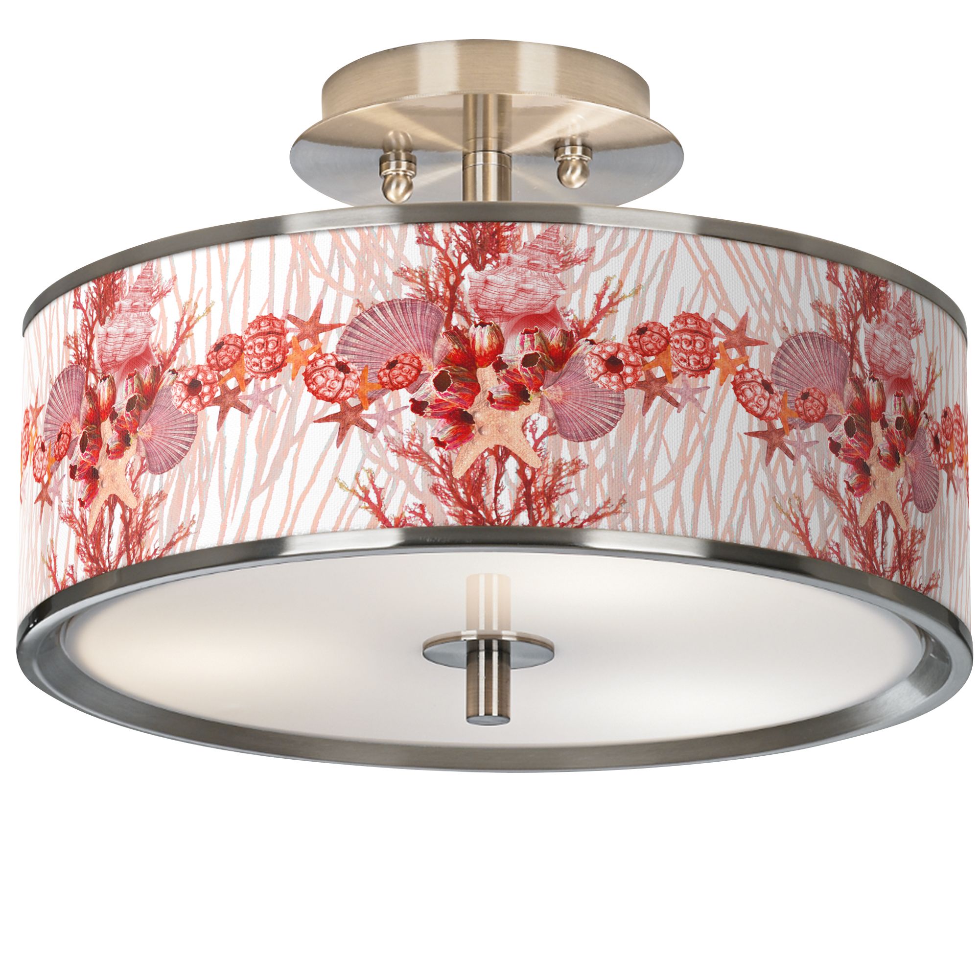 Giclee Art GICLEE GLOW SEMI FLUSH Brushed Nickel Collection