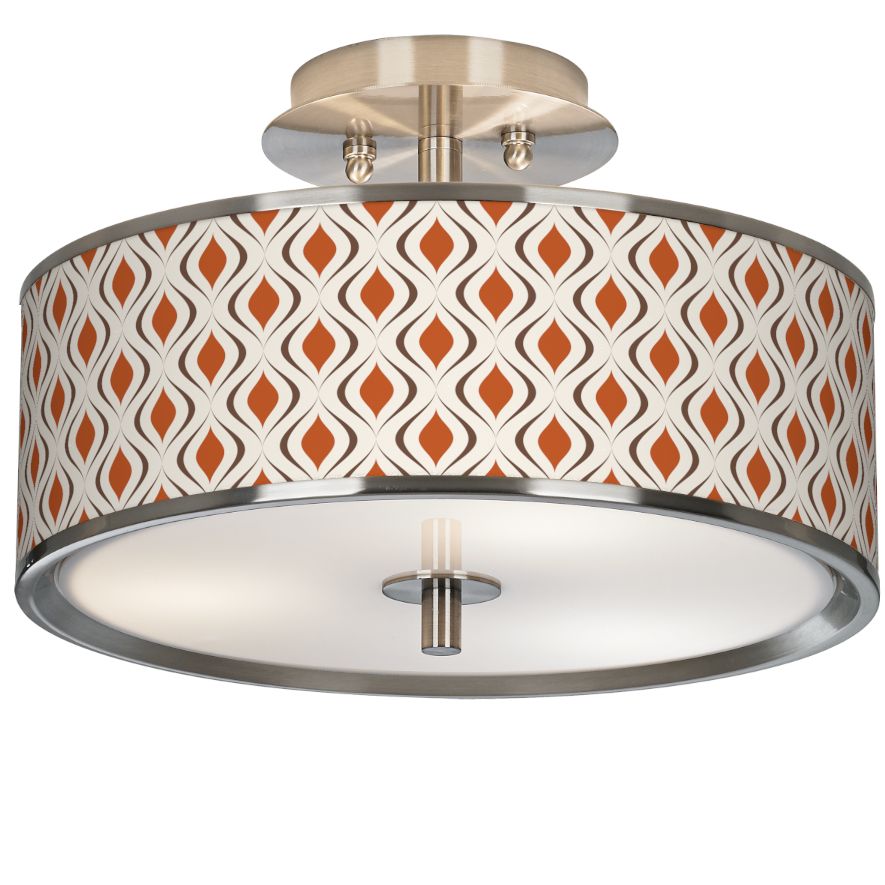 Giclee Art GICLEE GLOW SEMI FLUSH Brushed Nickel Collection