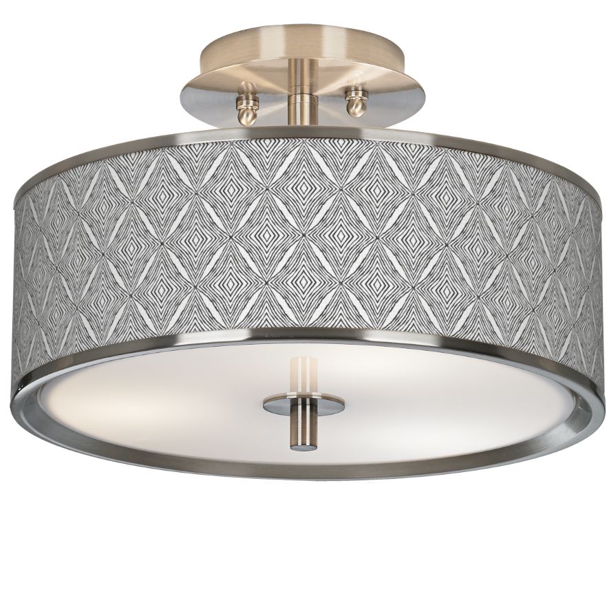 Giclee Art GICLEE GLOW SEMI FLUSH Brushed Nickel Collection