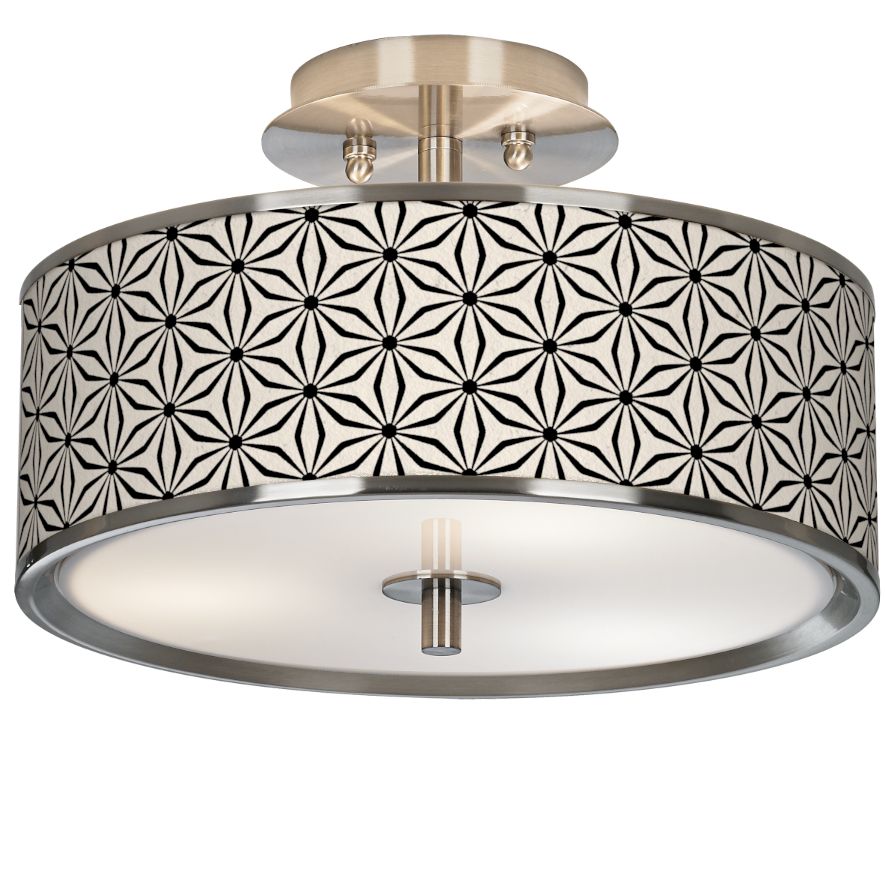 Giclee Art GICLEE GLOW SEMI FLUSH Brushed Nickel Collection