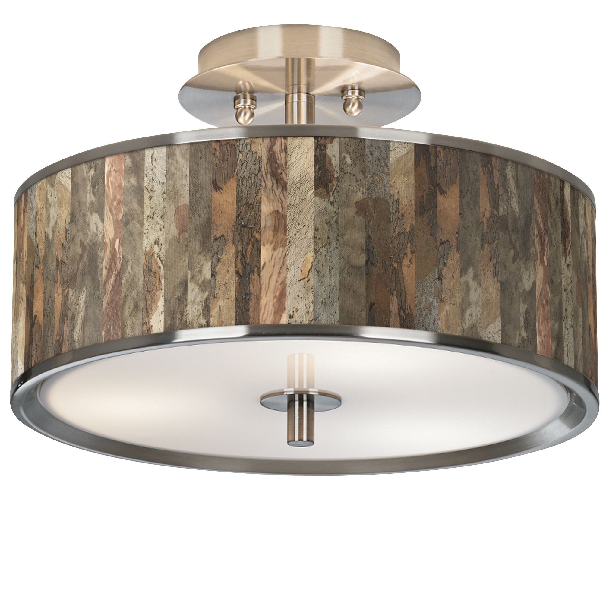 Giclee Art GICLEE GLOW SEMI FLUSH Brushed Nickel Collection