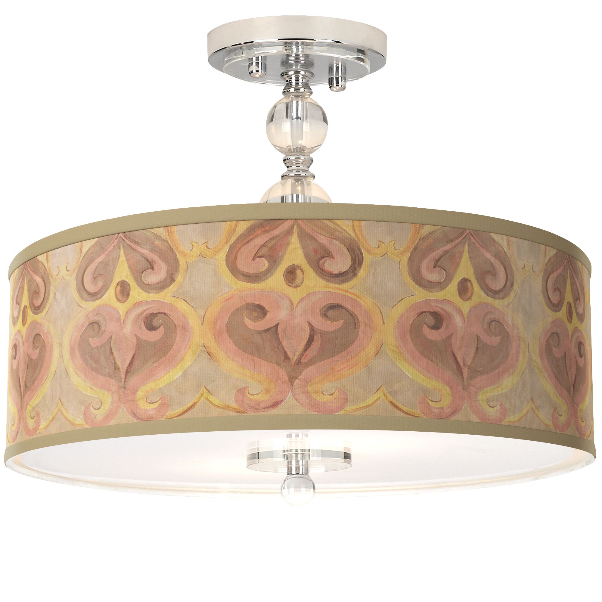 Giclee Art GICLEE GLOW SEMI FLUSH Chrome Collection