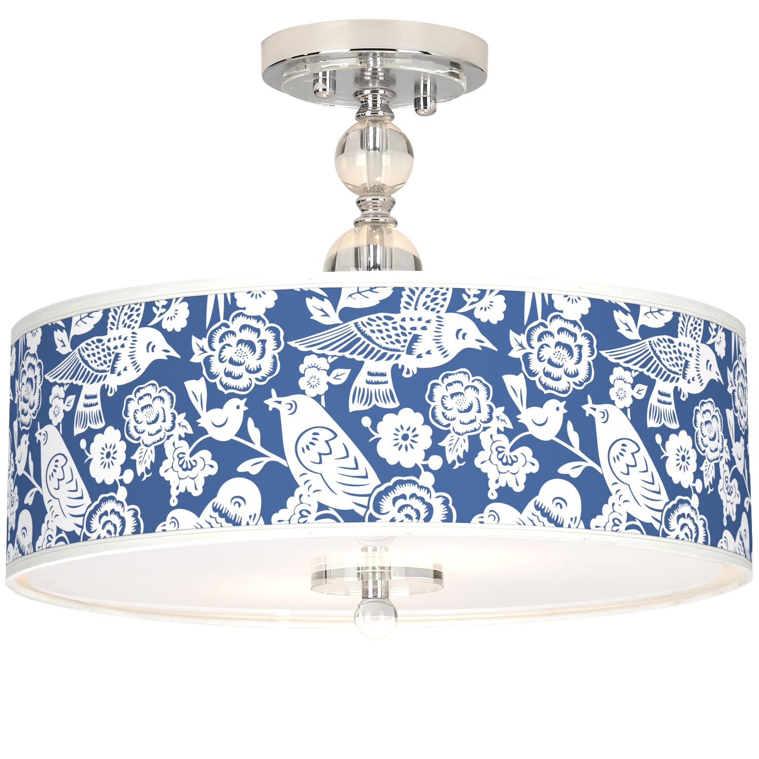 Giclee Art GICLEE GLOW SEMI FLUSH Chrome Collection