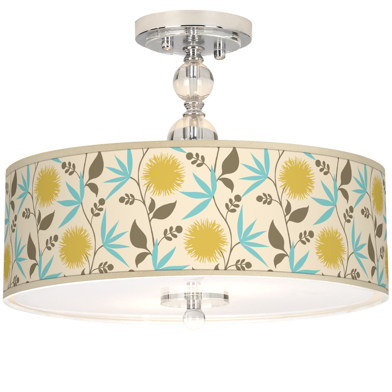 Giclee Art GICLEE GLOW SEMI FLUSH Chrome Collection