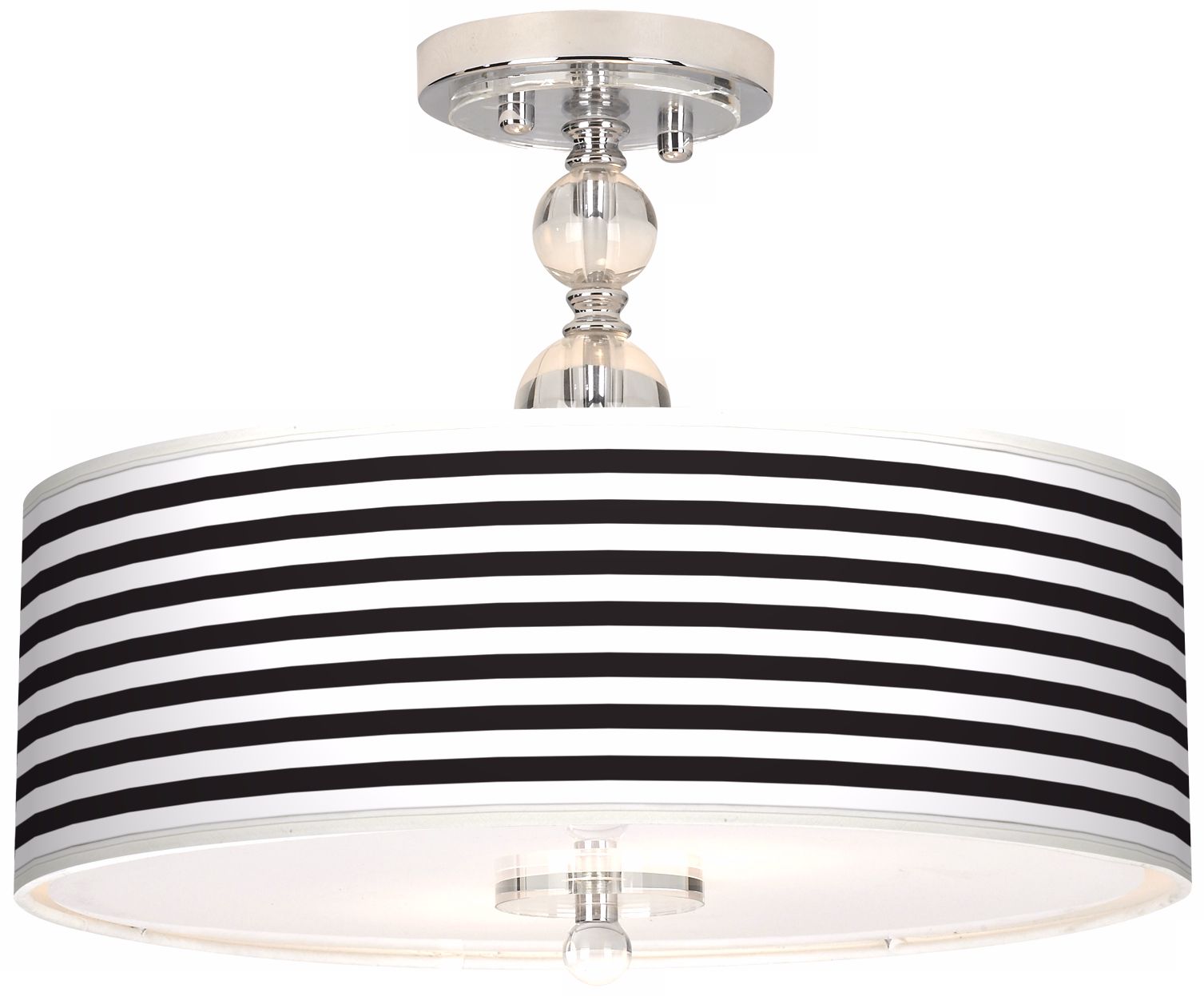Giclee Art GICLEE GLOW SEMI FLUSH Chrome Collection