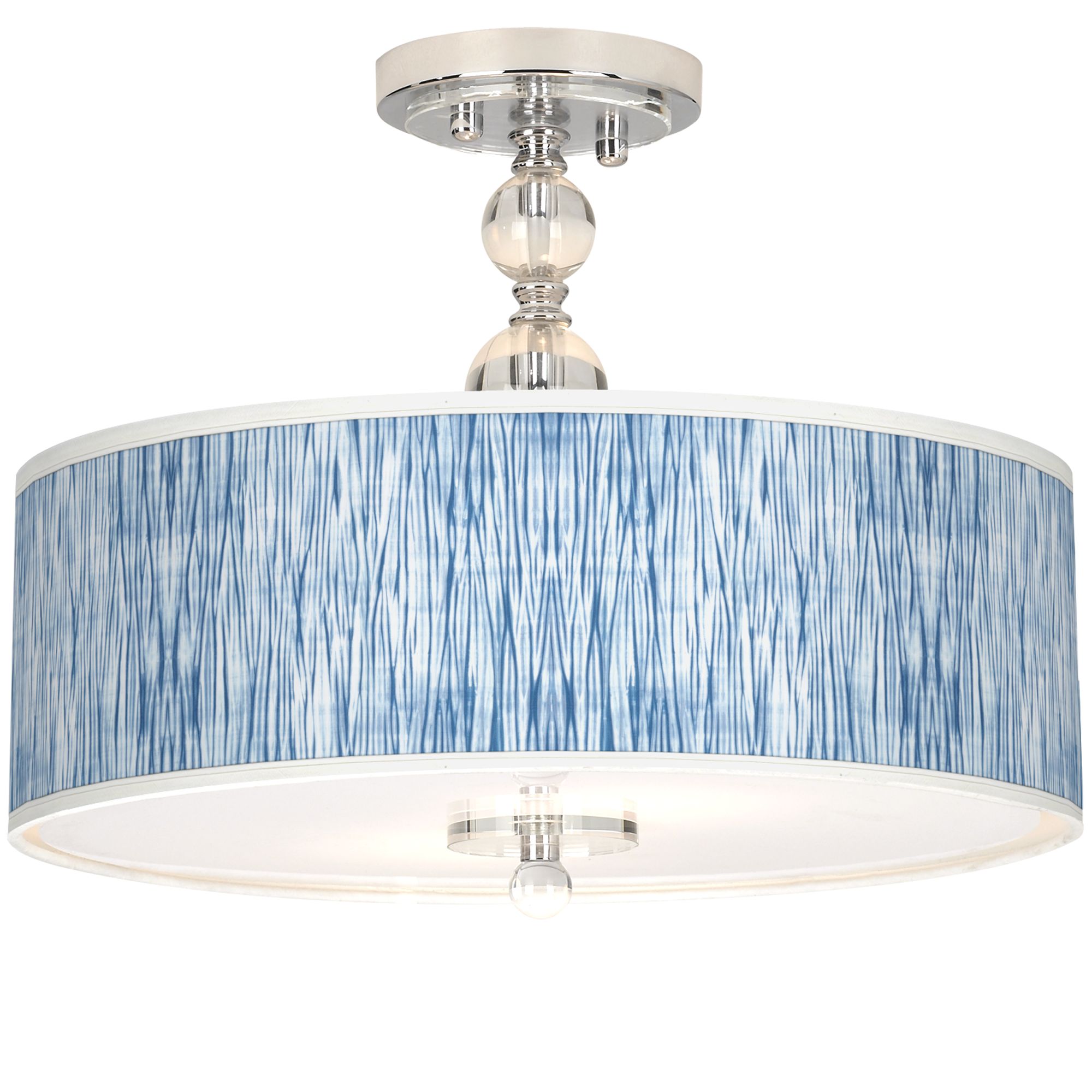 Giclee Art GICLEE GLOW SEMI FLUSH Chrome Collection