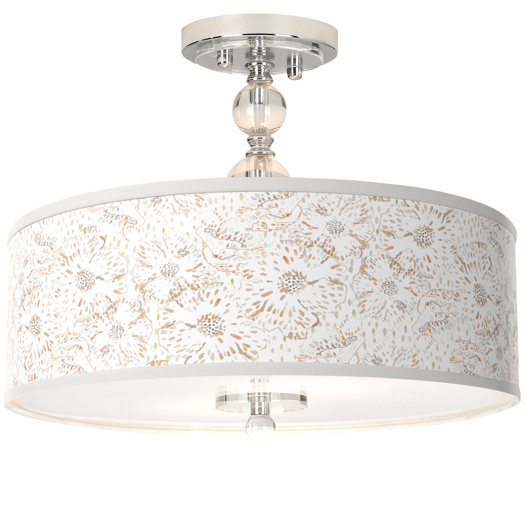 Giclee Art GICLEE GLOW SEMI FLUSH Chrome Collection