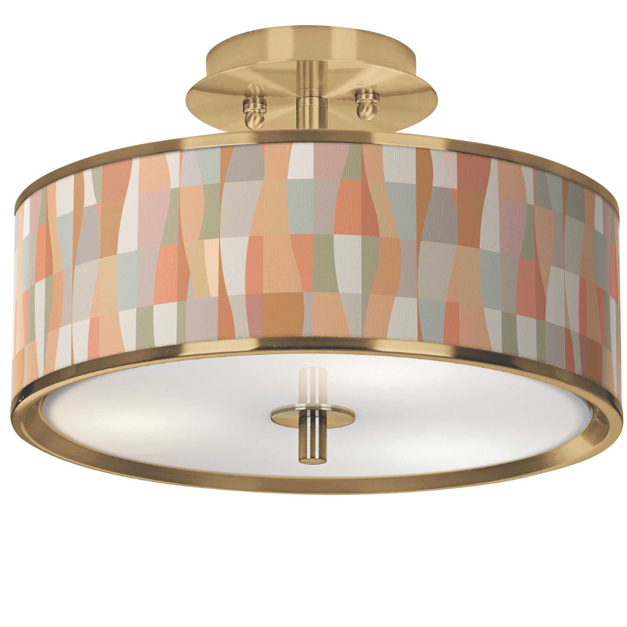 Giclee Art GICLEE GLOW SEMI FLUSH Gold Collection