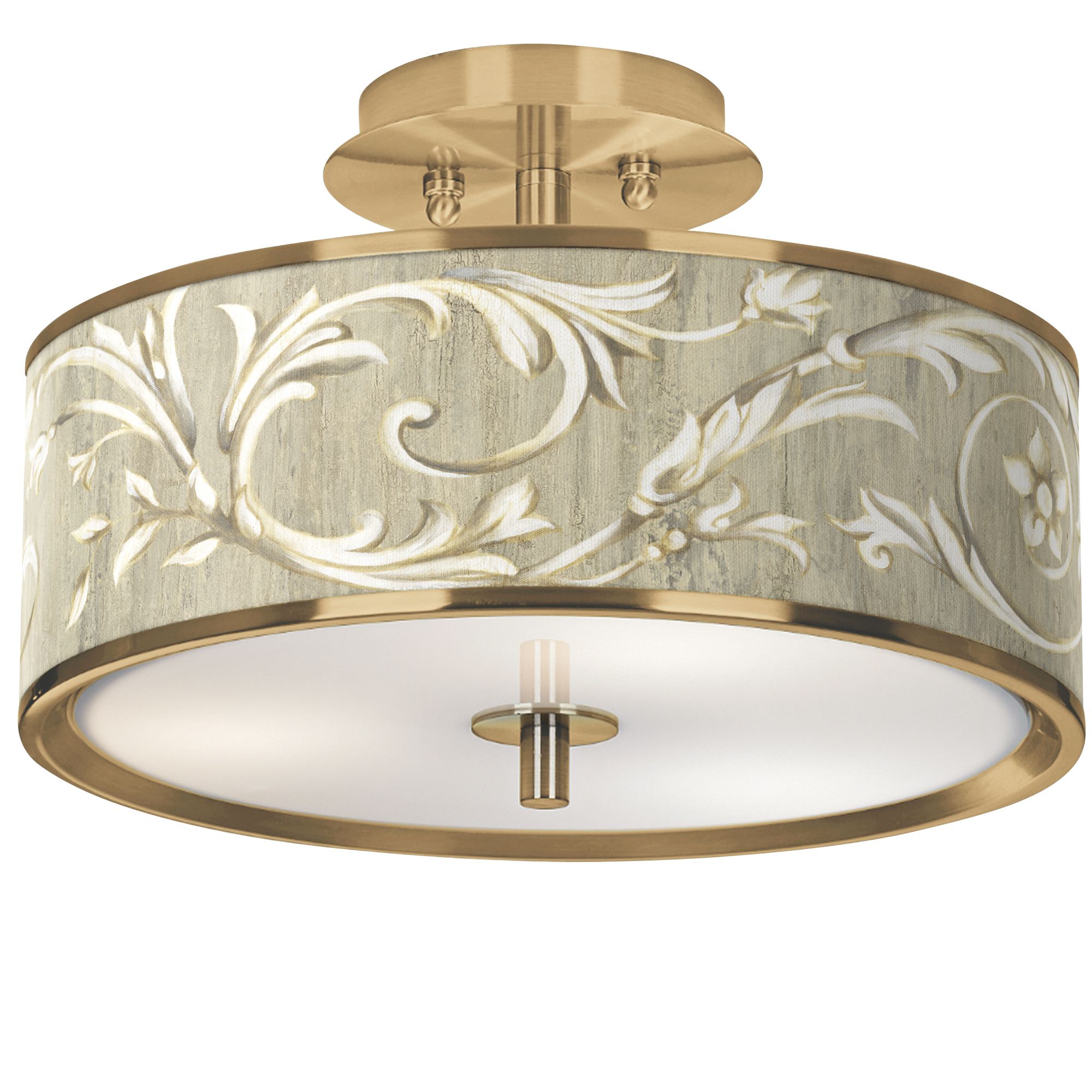 Giclee Art GICLEE GLOW SEMI FLUSH Gold Collection