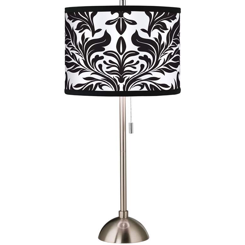 Image 1 Giclee Black Tapestry Table Lamp