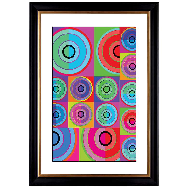 Image 1 Giclee Circle Noise 41 3/8 inch High Wall Art