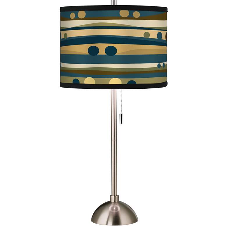 Image 1 Giclee Dots &#38; Waves Table Lamp