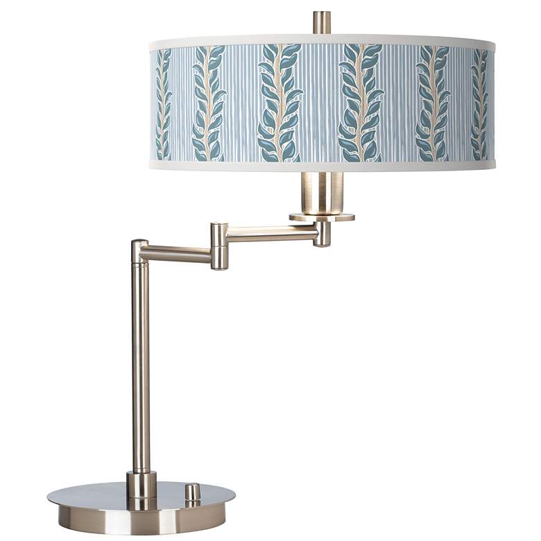 Image 1 Giclee Gallery 20 1/2" Drifting Petals Adjustable Swing Arm LED Lamp