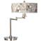 Giclee Gallery 20 1/2" Rosy Blossoms Giclee LED Swing Arm Desk Lamp