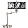 Giclee Gallery 20 1/2" Tempo Shade CFL Swing Arm Desk Lamp