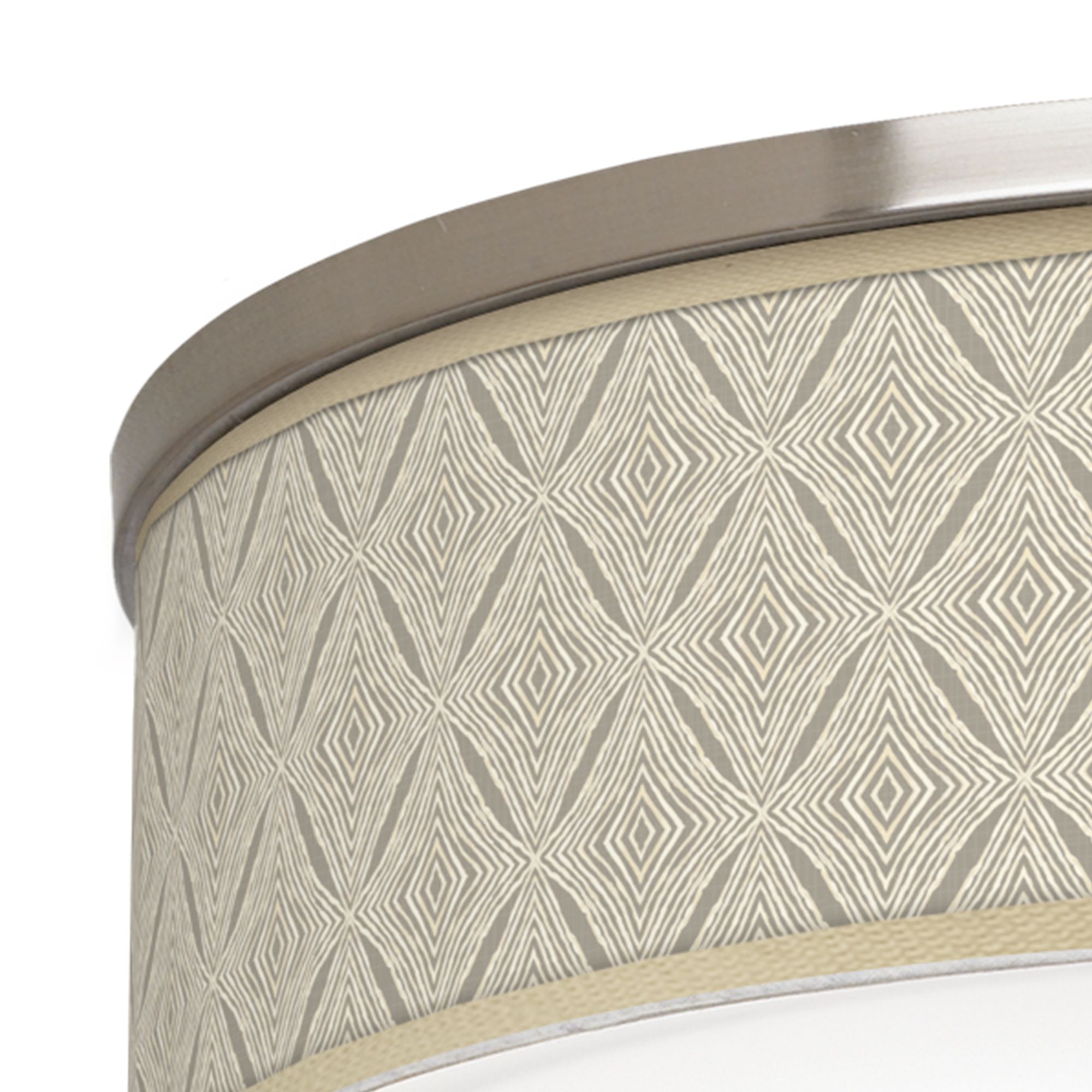 Image 2 Giclee Gallery 20 1/4" Moroccan Diamonds Shade Ceiling Light more views