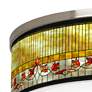 Thumbnail2 of Giclee Gallery 20 1/4" Wide Lily Shade with Nickel Ceiling Light more views