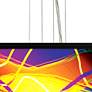 2_Giclee Gallery 24" Colors in Motion Shade 4-Light Pendant Chandelier more views