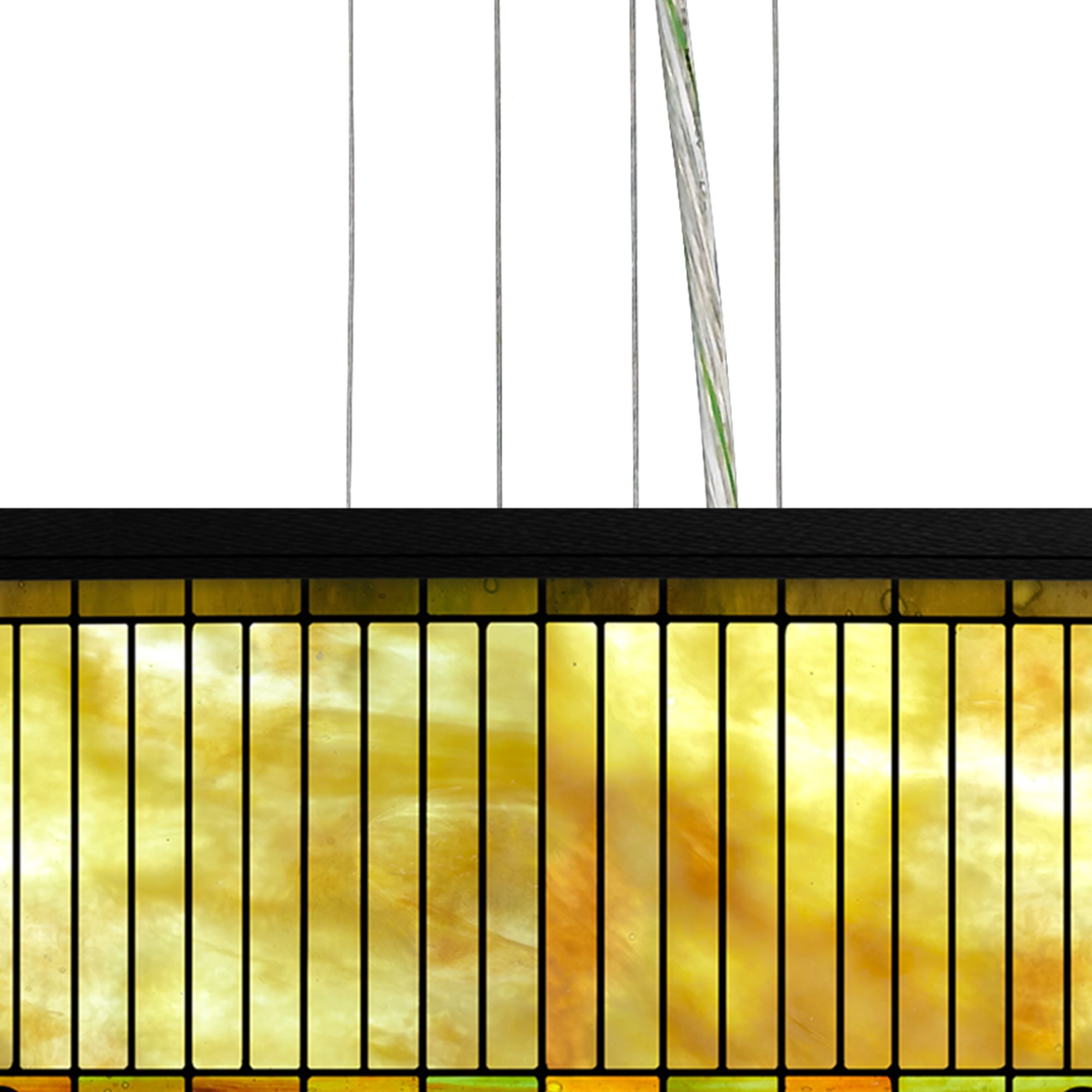 Image 2 Giclee Gallery 24" Wide 4-Light Tiffany Lily Shade Drum Pendant more views