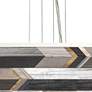 Giclee Gallery 24" Wide 4-Light Woodwork Arrows Pendant Chandelier