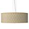 Giclee Gallery 24" Wide Rustic Mod Shade 4-Light Pendant Chandelier