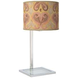 Image1 of Giclee Gallery 28" High Aurelia Shade with Glass Inset Table Lamp