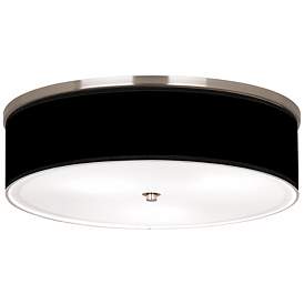 Image2 of Giclee Gallery All Black 20 1/4" Wide Modern Ceiling Light