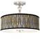 Giclee Gallery Amara Pattern 16" Wide Semi-Flush Ceiling Light