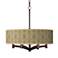Giclee Gallery Ava 20" Colette 6-Light Bronze Pendant Chandelier
