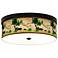 Giclee Gallery Bear Lodge 14" Wide Rustic Bronze LED Ceiling Light