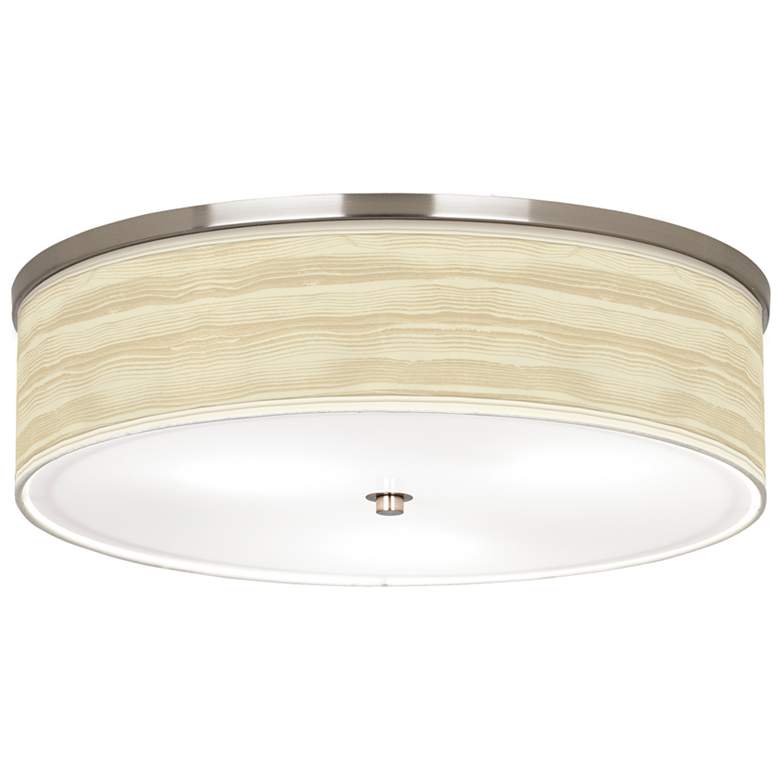 Image 1 Giclee Gallery Birch Blonde Shade 20 1/4" Wide Drum Ceiling Light