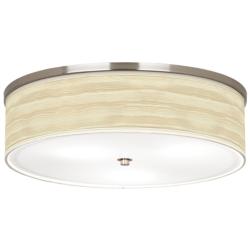 Giclee Gallery Birch Blonde Shade 20 1/4" Wide Drum Ceiling Light