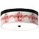 Giclee Gallery Corallium Ocean Pattern 14" Bronze LED Ceiling Light