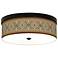 Giclee Gallery Desert Diamonds Pattern 14" Bronze LED Ceiling Light