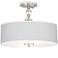 Giclee Gallery Diamonds 16" Wide Semi-Flush Ceiling Light