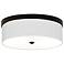 Giclee Gallery Diamonds Pattern 14" Wide Bronze LED Ceiling Light
