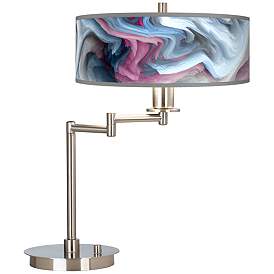 Image2 of Giclee Gallery Europa Giclee 20 1/2" Swing Arm Modern LED Desk Lamp