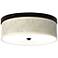 Giclee Gallery Fall Leaves Pattern 14" Wide Bronze LED Ceiling Light