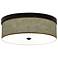 Giclee Gallery Interweave Patina 14" Wide Bronze LED Ceiling Light